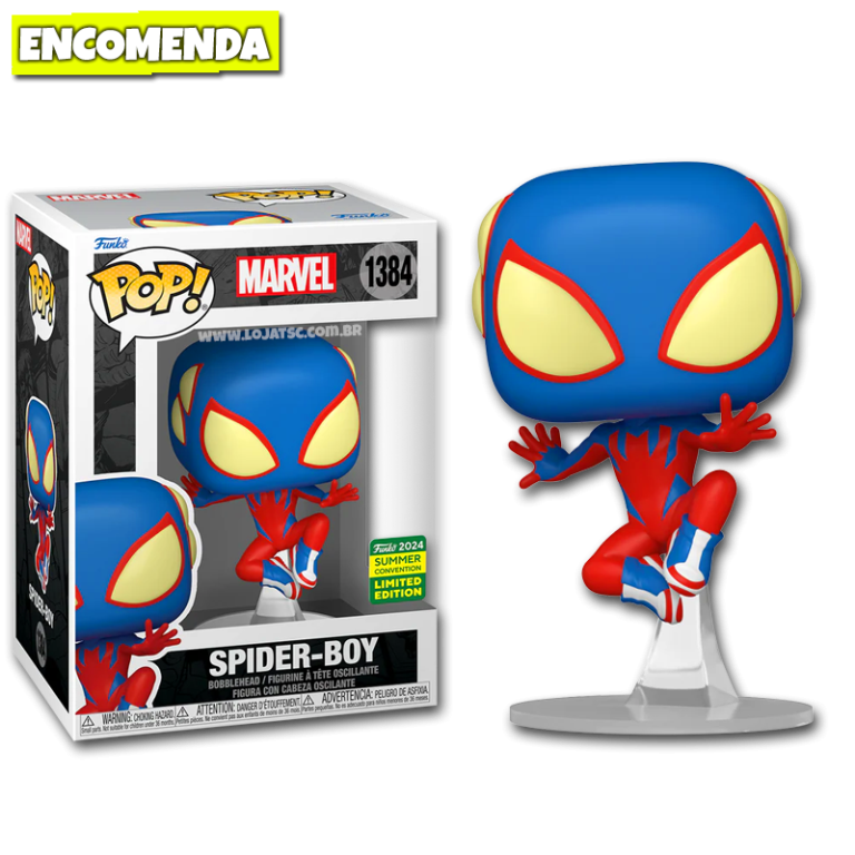 Funko Pop! Marvel - Spider-Boy 1384 - Loja TSC