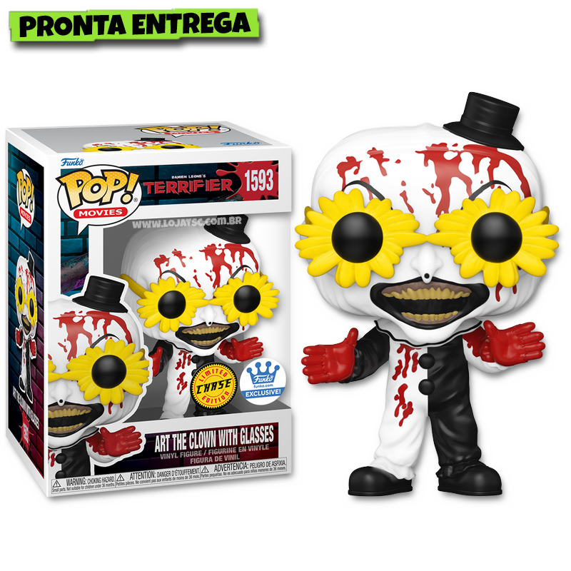 Funko Pop! Terrifier 2 - Art the Clown with glasses 1593 CHASE