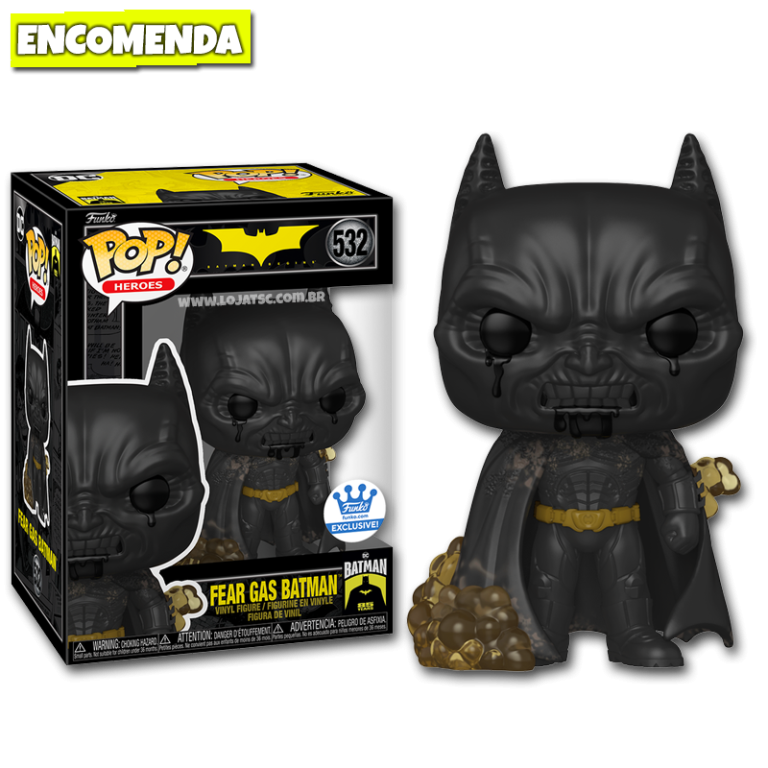Funko Pop Batman Dark Knight – Fear Gas Batman 532, Figurine Neuve Sous Blister