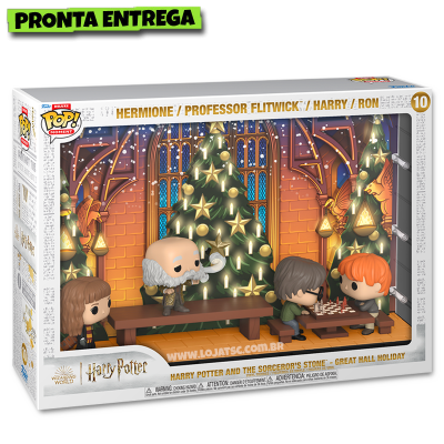 Funko Pop! Deluxe Moment: Harry Potter - Harry Potter and the Sorcerer's Stone Great Hall Holiday 10