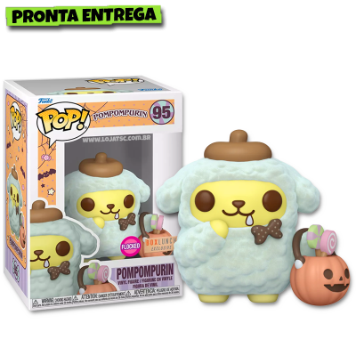 Funko Pop! Sanrio Pompompurin Halloween Flocked 95