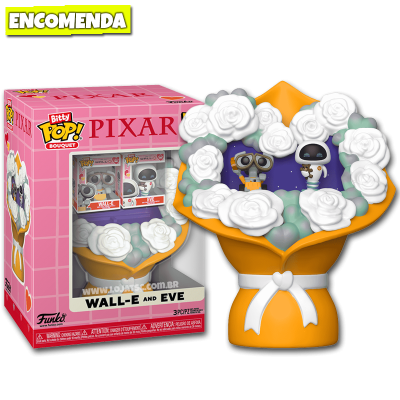Funko Pop! Bitty Bouquet: Valentines – Eve & Wall-E 2Pk