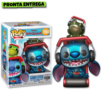 Funko Pop! Plus Lilo & Stitch - Gamer Stitch (Metallic) 1564