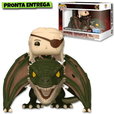 Funko Pop! House of The Dragon - Aemond Targaryen with Vhagar 136