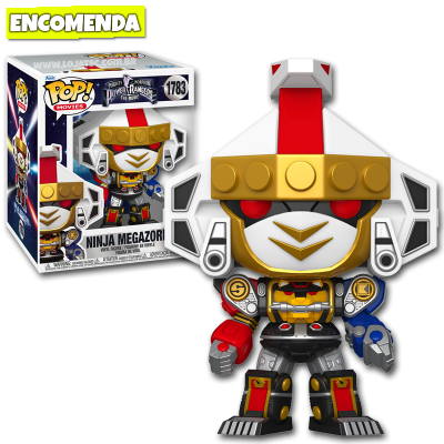 PRÉ-VENDA: Funko Pop! Mighty Morphin Power Rangers: The Movie - Ninja Megazord 1783 Metallic