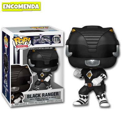 PRÉ-VENDA: Funko Pop! Mighty Morphin Power Rangers: The Movie - Black Ranger 1776