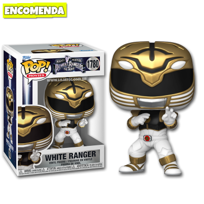 PRÉ-VENDA: Funko Pop! Mighty Morphin Power Rangers: The Movie - White Ranger 1780