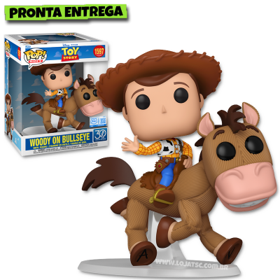 Funko Pop! Rides Deluxe Toy Story 30th Anniversary - Woody on Bullseye 1597
