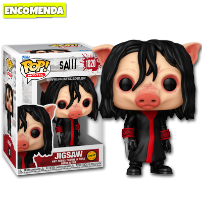PRÉ-VENDA: Funko Pop! Saw - Jigsaw 1820 CHASE