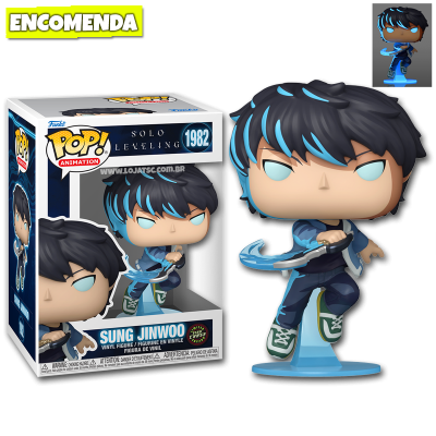 PRÉ-VENDA: Funko Pop! Solo Leveling - Sung Jinwoo 1982 CHASE