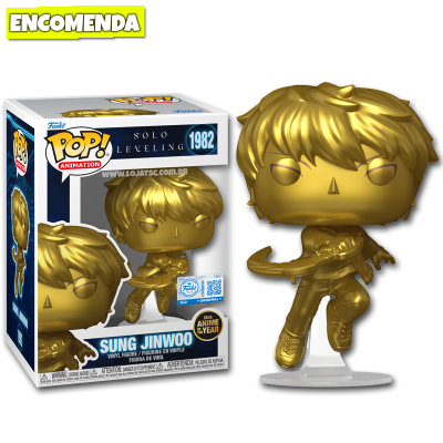 PRÉ-VENDA: Funko Pop! Solo Leveling - Sung Jinwoo 1982 GOLD