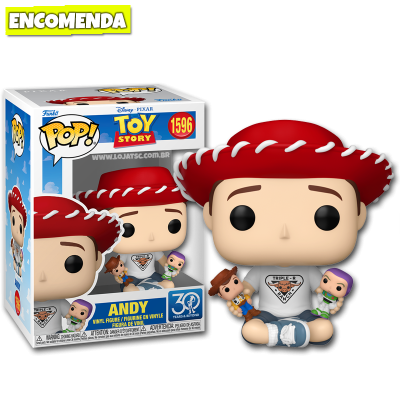 PRÉ-VENDA: Funko Pop! Toy Story 30th Anniversary - Andy 1596