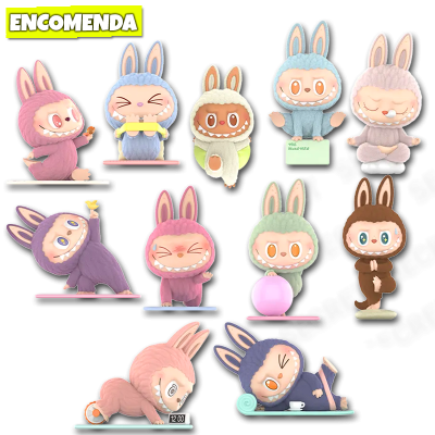 Labubu POP MART The Monsters Lazy Yoga Series Figures