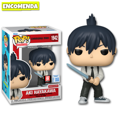 PRÉ-VENDA: Funko Pop! Animation: Chainsaw Man – Aki Hayakawa 1942