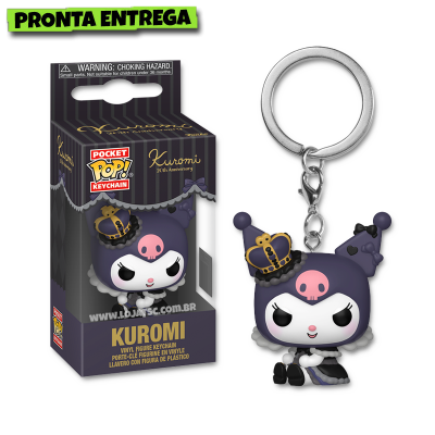Funko Pop! Chaveiro Kuromi 20th Anniversary - Kuromi (Royal Outfit)