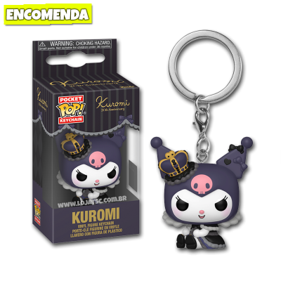 PRÉ-VENDA: Funko Pop! Chaveiro Kuromi 20th Anniversary - Kuromi (Royal Outfit)