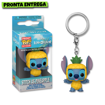 Funko Pop! Chaveiro Lilo & Stitch - Stitch as Pineapple