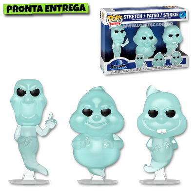Funko Pop! Gasparzinho Casper 30th Anniversary Stretch Fatso Stinkie 3Pk