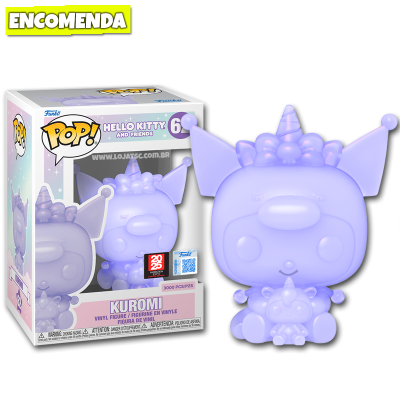PRÉ-VENDA: Funko Pop! Hello Kitty And Friends – Kuromi 62 Translucent Purple