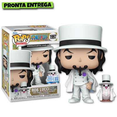 Funko Pop! One Piece - Rob Lucci with Hattori 1997