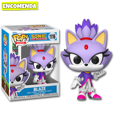 PRÉ-VENDA: Funko Pop! Sonic the Hedgehog - Blaze 1116