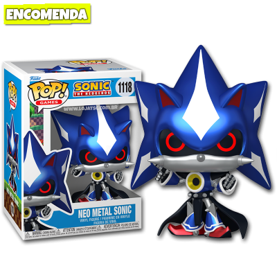 PRÉ-VENDA: Funko Pop! Sonic the Hedgehog - Neo Metal Sonic 1118
