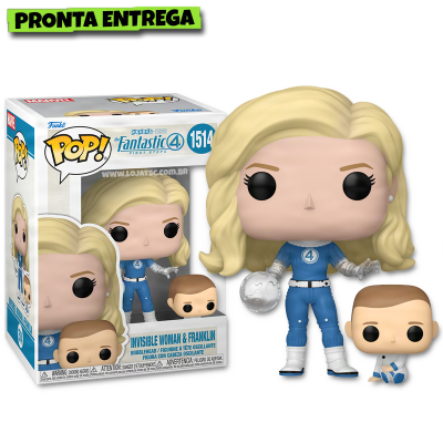 Funko Pop! The Fantastic Four First Steps - Invisible Woman & Franklin 1514