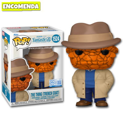 PRÉ-VENDA: Funko Pop! The Fantastic Four First Steps - The Thing (Trench Coat) 1524