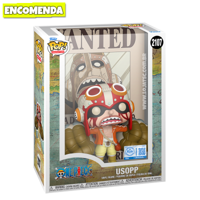 PRÉ-VENDA: Funko Pop! Art Cover: One Piece – Usopp 2107