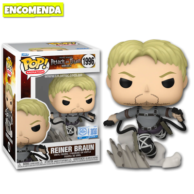 PRÉ-VENDA: Funko Pop! Attack on Titan - Reiner Braun 1996