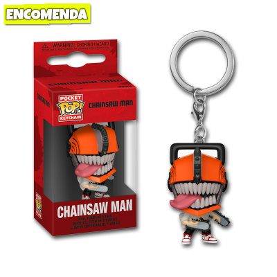 PRÉ-VENDA: Funko Pop! Chaveiro Animation: Chainsaw Man