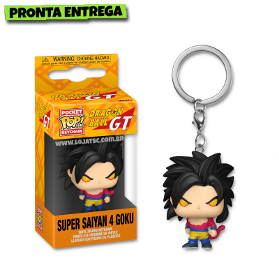 Funko Pop! Chaveiro Dragon Ball GT - Super Saiyan 4 Goku