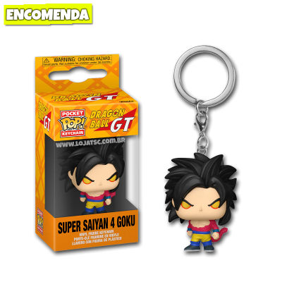 PRÉ-VENDA: Funko Pop! Chaveiro Dragon Ball GT - Super Saiyan 4 Goku
