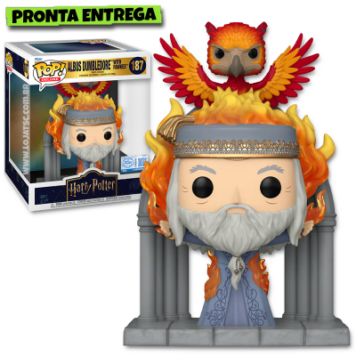 Funko Pop! Deluxe Harry Potter - Albus Dumbledore with Fawkes 187