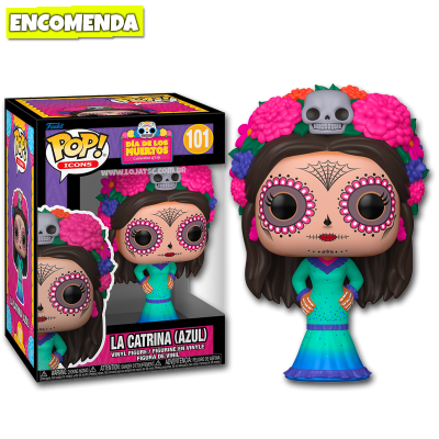 PRÉ-VENDA: Funko Pop! Dia de los Muertos - La Catrina (Azul) 101