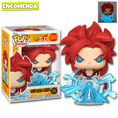 PRÉ-VENDA: Funko Pop! Dragon Ball GT - Super Saiyan 4 Gogeta 2074 CHASE