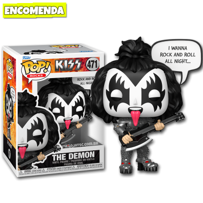 PRÉ-VENDA: Funko Pop! KISS - The Demon 471