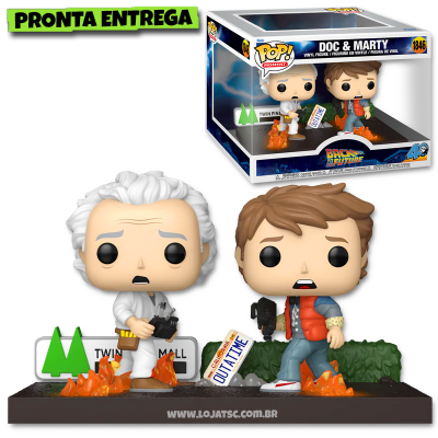 Funko Pop! Moment: Back to the Future 40th Anniversary - Doc & Marty 1846