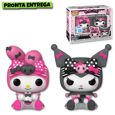 Funko Pop! Pocket Sanrio Hello Kitty My Melody & Kuromi 2Pk