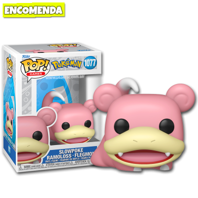 PRÉ-VENDA: Funko Pop! Pokémon - Slowpoke 1077