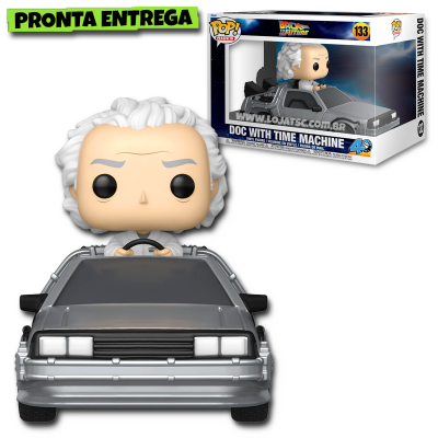 Funko Pop! Rides: Back to the Future 40th Anniversary - Doc with Time Machine 133