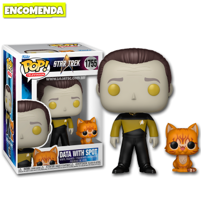 PRÉ-VENDA: Funko Pop! Star Trek The Next Generation - Data with Spot 1755
