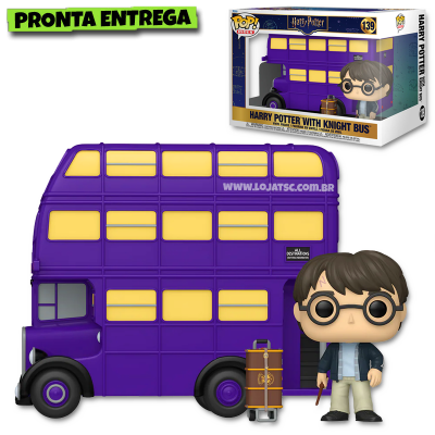 Funko Pop! Super Deluxe Harry Potter - Harry Potter with Knight Bus 139