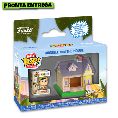 Funko Bitty Pop! Town Pixar Up Altas Aventuras - Russell and The House
