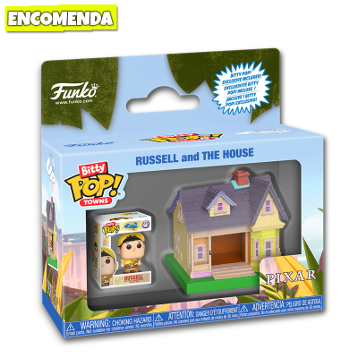 Funko Bitty Pop! Town Pixar Up Altas Aventuras - Russell and The House