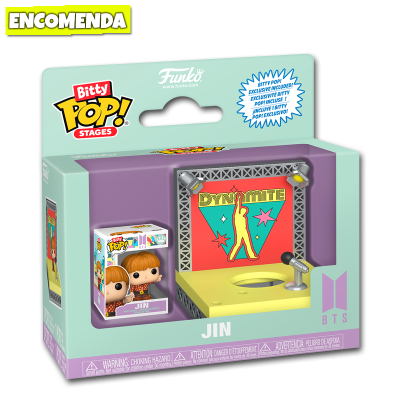 PRÉ-VENDA: Funko Pop! Bitty Pop! Stages BTS Dynamite - Jin