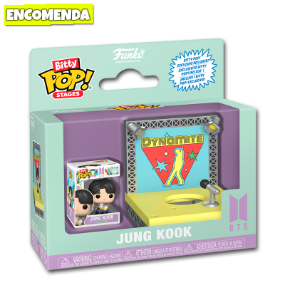 PRÉ-VENDA: Funko Pop! Bitty Pop! Stages BTS Dynamite - Jung Kook