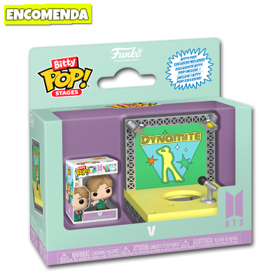 PRÉ-VENDA: Funko Pop! Bitty Pop! Stages BTS Dynamite - V