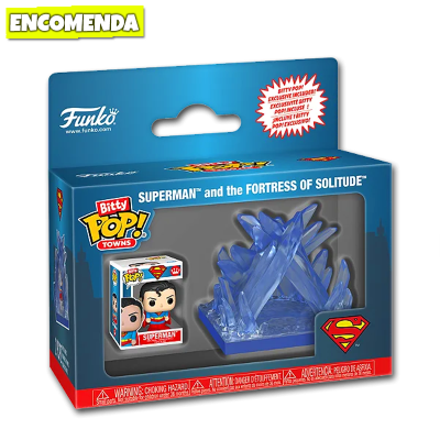 Funko Bitty Pop! Towns Dc Comics Superman and The Fortress of Solitude