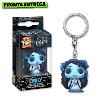 Funko Pop! Chaveiro Corpse Bride - Emily with Butterflies